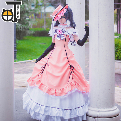 taobao agent FIN -free cos rental black deacon COSPLAY clothing female Charlizuya Bird Animation Anime showcased goods