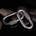 Luokeyan 304 thép không gỉ kết nối nhanh khóa chuỗi đai ốc khóa carabiner khóa xích xuống dốc bảo hiểm leo núi dây bảo hộ lao động 