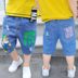 Trai cắt quần mùa hè phần mỏng 2018 trẻ em mới của quần short denim giản dị quần triều quần áo trẻ em bé năm quần Quần jean