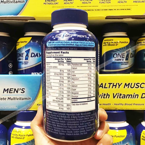 US Direct Mail Bayer один в день мужской композитный витамин многокомпенсионный минеральный вещество 300 капсулы