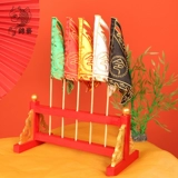 Божественные продукты пять флаг лагеря Семейство Семейство вышита Dragon Mi -Five Fan Five -INCH 2 -INCH LIGHT FIVE ELEMEM