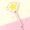 Bộ thẻ Sakura đa dạng Màu hồng dễ thương Cô gái trái tim Magic Wand Fairy Stick Thẻ Gói Thẻ xe buýt Tàu điện ngầm Bộ thẻ truy cập