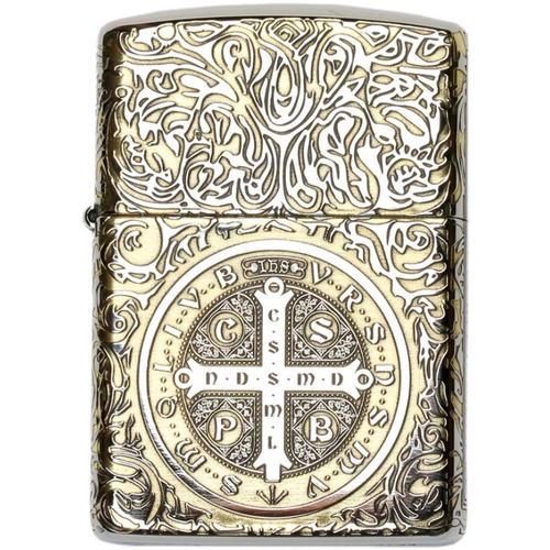 Zippo Zhibao Wind Winder Ligher Pure Mopper Chrome Armor Machin