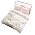 Sen loạt bông mã hóa bông chéo 200 * 230 chăn ký túc xá 1.8 giường đơn giản cotton bốn mảnh - Khăn trải giường Khăn trải giường
