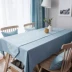 Nhỏ tươi màu xanh hình chữ nhật vải bảng vải bảng cờ nhỏ gọn khăn trải bàn khăn trải bàn cà phê hiện đại của Mỹ - Khăn trải bàn