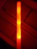 Поролоновая оранжевая световая палочка