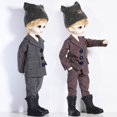 taobao agent Doll, clothing, retro suit, sweater, scale 1:6