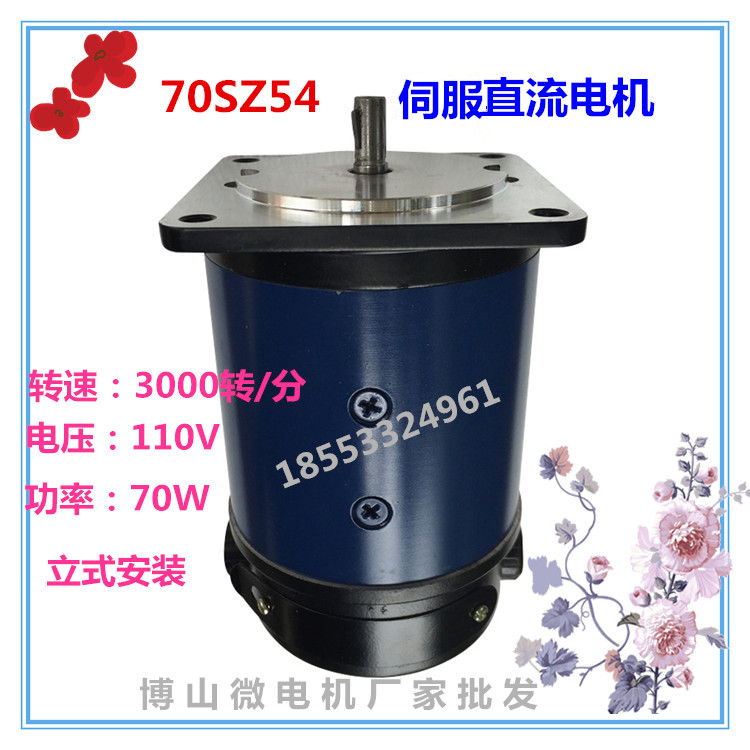 New 70SZ54 DC servo motor 3000 turns 110V DC AC Motor Boshan motor