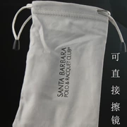 Kính túi xách tay kính mát túi vải đơn giản kính râm lưu trữ túi bông chất liệu ống kính xóa được - Kính râm