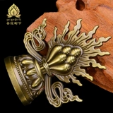 Тибетская буддийская колеса Король Король Кибао Тантра Тантрика Придавать чистую медь чистая медная император Семь политических сокровищ Буддийский храм 8.5