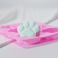 6 кошачья кошачья котловая мыло плесень -обновление шоколадной силиконовой силиконовой силиконовой плесень