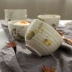 Retro mùa thu thực sự loạt bát gốm phong cách Nhật Bản bát và gió bộ đồ ăn gia đình gốm sứ bát nhỏ bát súp bát - Đồ ăn tối