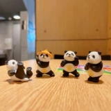 Милая реалистичная фигурка для единоборств, маленькая мультяшная кукла, семейная игрушка, панда