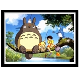 Бриллиандовый бриллиант Новое мультипликационное аниме Миядзаки Тоторо 5D КРЕСС