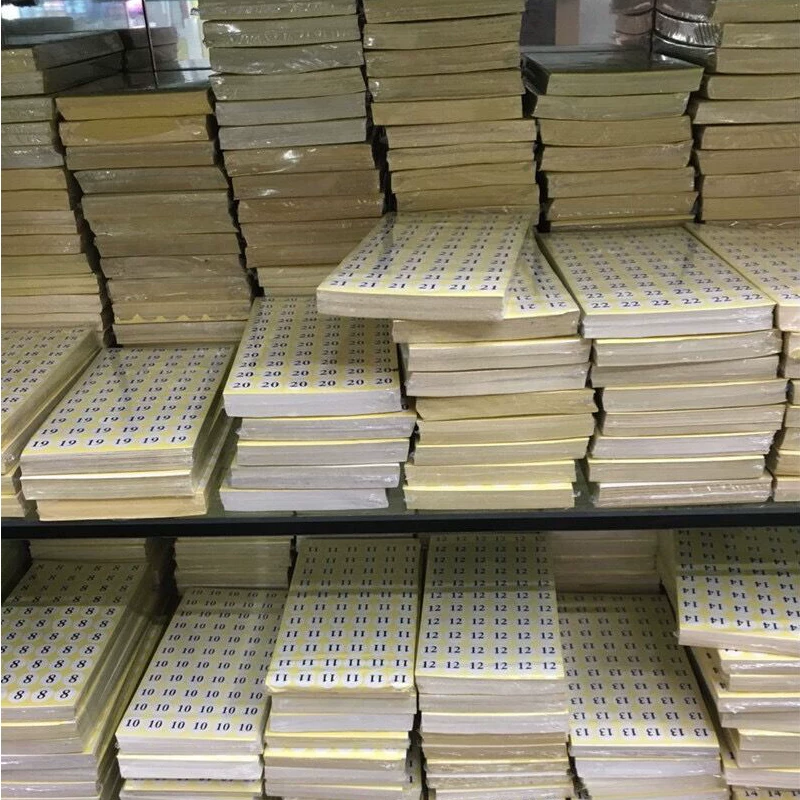 Бесплатная доставка одежды, одежда, размерная метка последовательности, числовой гель номер, слот скидка груз круг 1-60