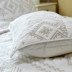 Xuất khẩu bông Châu Âu giường bìa trắng thêu quilting là ba mảnh bông điều hòa không khí là mùa hè mát mẻ giường đôi Trải giường