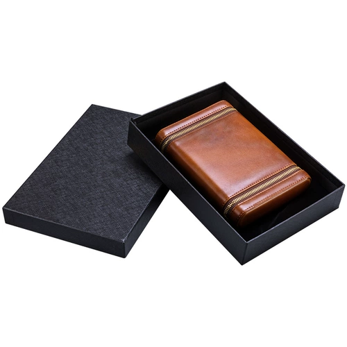 Сигарлуонг яиц сигар набор снежной сосны сигар увлажняет переносную сигарную куртку большую емкость 5 кусочков