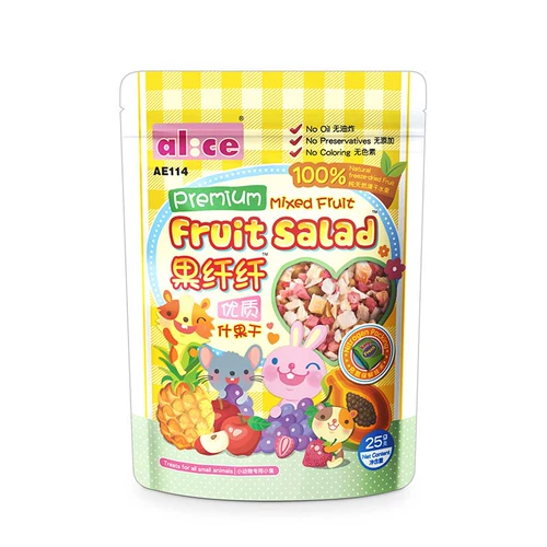 Бесплатная доставка Alice Energy Dished Fruits Hamster Rabbit Totorona Голландская свиная медовая сумка 鼯 закуски ежи закуски