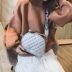 Túi xách nữ 2018 mới thời trang Hàn Quốc Túi đeo chéo nữ cá tính túi đeo vai rộng băng rôn đơn giản