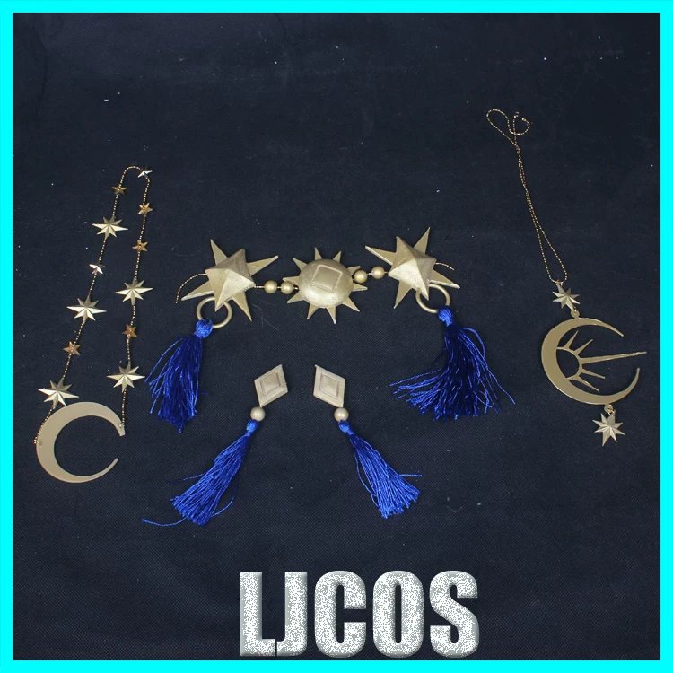 [LJCOS] Disney distorted Wonderland to the stars to wish Idia Shroud headwear COSPLAY props