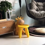 Ikea moomot, детка, изучать табуретки и стул назад пластиковый стул Круглый стул Небольшой стул ikea cartoon