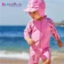 Úc Rashoodz trẻ nhỏ áo dài tay áo chống nắng dây kéo áo tắm một mảnh áo tắm bé đi biển - Đồ bơi trẻ em