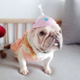 Шлем домашнего животного со очками, собачья бамбуковая драконь