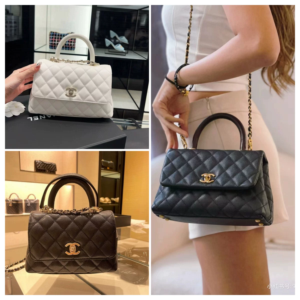 Chanel/ Сумка через плечо с ромбовидным узором и цепочкой
