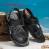 Giày nam Aokang Mới mùa hè bằng phẳng với tay áo hở ngón nhẹ nhàng thoải mái giày gucci nam Sandal