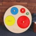 Bé mầm non Montessori nhận thức hình dạng phù hợp với bảng câu đố ly hợp tấm lực đố não đồ chơi cho trẻ em từ 1 năm và 2 Đồ chơi bằng gỗ