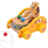 Детские ходунки для младенца с животными, детская машина со шнуром, 3 лет