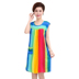 Mùa hè trung niên không tay nightdress XL cotton lụa đồ ngủ của phụ nữ cotton ngắn tay cotton dress dịch vụ nhà vay mac nha dep Đêm đầm