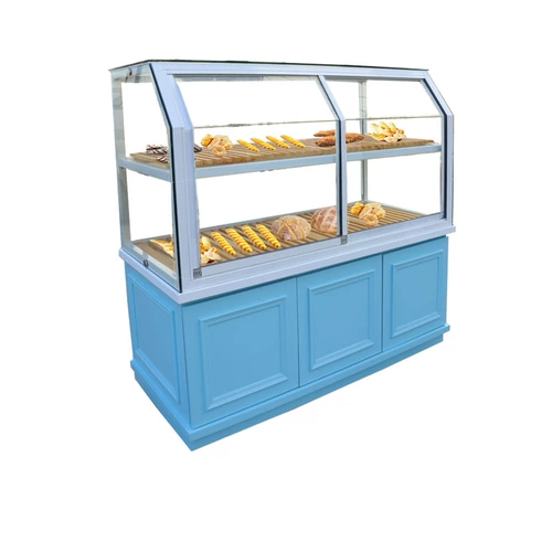 Пекарный шкаф хлеб -дисплей шкаф корпоративный стеклянный торт магазин боковой шкаф шкаф шкаф шарм бар пирог