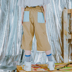 [FLAM chính thức cửa hàng trực tuyến] hip hop tide nước triều thương hiệu FYP DuPont giấy pocket loose ribbon dây kéo cắt quần quần short thể thao nam 3/4 Jeans