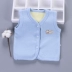 Áo vest bé gái ấm áp cộng với chất liệu cotton nhung dày mùa thu đông áo ba lỗ bé trai Áo ghi lê