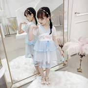 Quần áo mùa hè cho bé sen Hanfu 1 m 1 đến 1 m 2 3 4 5 Váy hè cho bé lớn dễ thương siêu lửa thoải mái - Khác