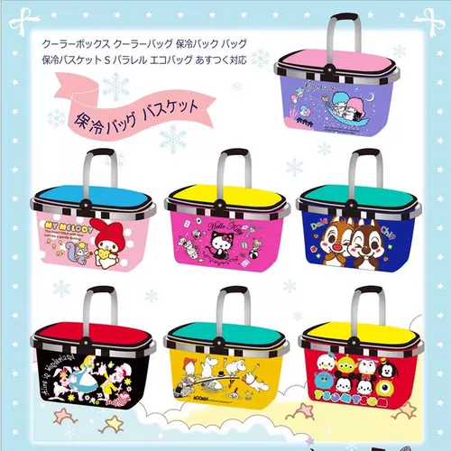 Nuby, мультяшный складной термос, кунжутное масло, портативная корзина, сумка для льда, сумка для хранения