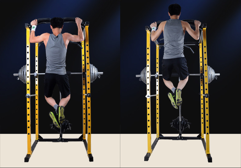 品健 多功能综合训练器龙门架框式深蹲架举重床 商用专业健身器材