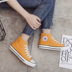 Giày vải cao cấp màu tím nữ 2018 phiên bản mới của Hàn Quốc giầy converse nữ Plimsolls