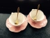 [闺 蜜] Cô gái Nhật Bản anh đào gốm tách cà phê đặt bộ cà phê bộ trà chiều trà tách đĩa - Cà phê