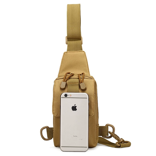 Сумка на одно плечо, нагрудная сумка, износостойкий мобильный телефон, водонепроницаемая тактическая сумка через плечо