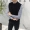 Jie Mo 2017 Mùa Xuân và Mùa Thu Mới Hàn Quốc Nửa cổ Hàn Quốc phiên bản của màu rắn đan vest thanh niên hoang dã không tay vest áo len nam trung niên