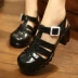 Hàn Quốc phiên bản của giày thạch nữ dép mùa hè tinh thể trong suốt không trượt không thấm nước mưa khởi động nhựa Roman Bao Đầu cao gót dày với giày nhựa không thấm nước Rainshoes