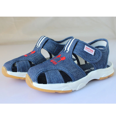 托米福儿3-4-5岁2宝宝凉鞋布鞋小童女童男童学步鞋儿童夏季幼儿园