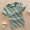 2017 trẻ em mới của ngắn tay T-Shirt boy sọc vòng cổ đáy áo bông mùa xuân và mùa hè màu xanh hải quân áo sơ mi