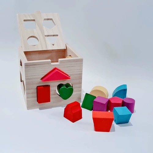 Интеллектуальные геометрические учебные пособия Монтессори, игрушка, 1-3 лет, раннее развитие