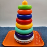 Детская разноцветная радужная неваляшка, головоломка для детского сада, учебные пособия, 1-3 лет, раннее развитие