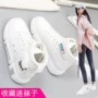 Giày nữ 2018 mùa thu mới hoang dã phiên bản Hàn Quốc của sinh viên thủy triều mùa đông eo cao nhỏ giày trắng giản dị hip hop cao giày the thao nữ cao cấp