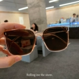 Ретро брендовые модные универсальные солнцезащитные очки, по фигуре, популярно в интернете