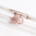 99 carat thời trang Hàn Quốc dễ thương vàng hồng dây đeo vòng tay đàn hồi chặt chẽ (TE) vòng tay pnj Vòng đeo tay Cuff